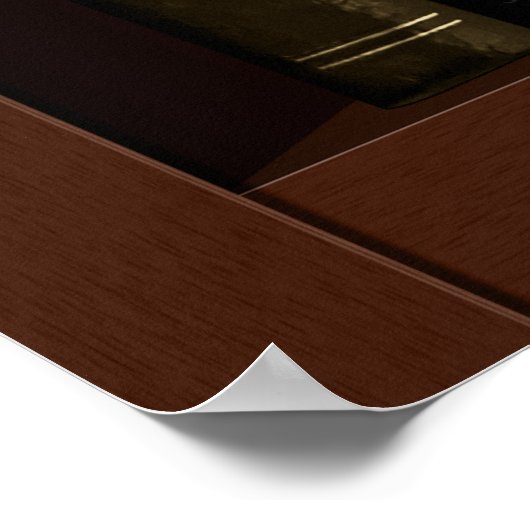 Faux Book Shelf Haunted House Poster (Hoek)