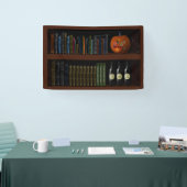 Faux Book Shelf Haunted House Spandoek (Beurs)