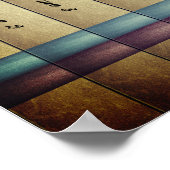 Faux Book Spines Volumes of Books Poster (Hoek)