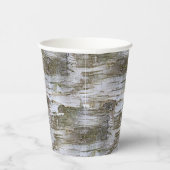 Faux-boomschors-textuur, kijk-Patroonpapier Cu Papieren Bekers (Rechts)