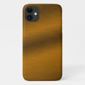 Faux Bronze Achtergrond Case-Mate iPhone Case (Achterkant)