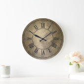 faux bronze metal wall klok (Huis)