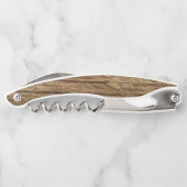 Faux Brown Barn Wood Kurkentrekker (Achterkant)