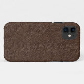 Faux Brown Leather iPhone 5s-draagtas Case-Mate iPhone Case (Achterkant (horizontaal))