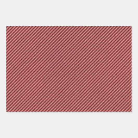 Faux Brown & Red Kraft Paper With Multi Patterns (Voorkant 2)