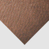 Faux bruin alligator lederen print tissuepapier (Detail)