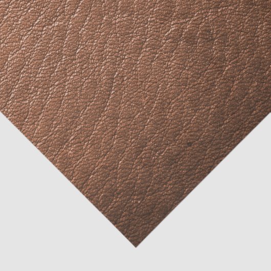 Faux bruin alligator lederen print tissuepapier (Detail)