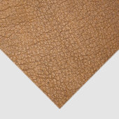 Faux bruin alligator lederen print tissuepapier (Detail)