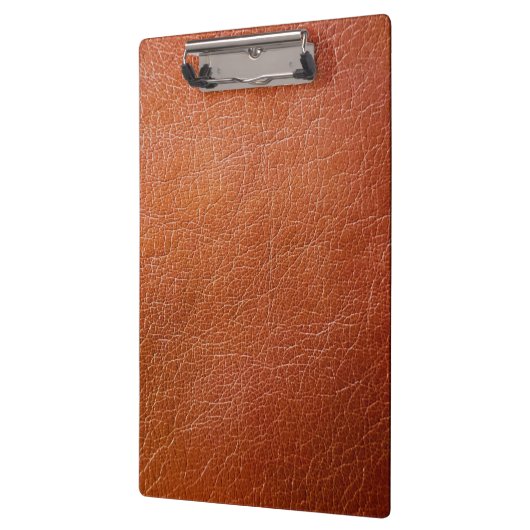 Faux bruin leder klembord (Links)