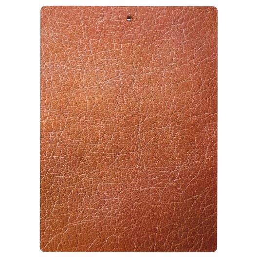 Faux bruin leder klembord (Achterkant)