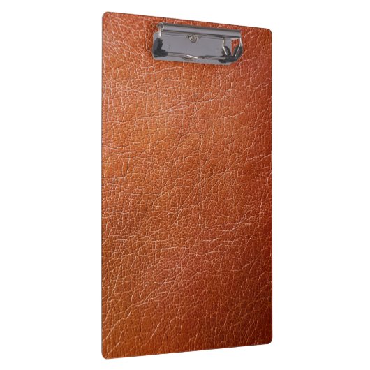 Faux bruin leder klembord (Rechts)