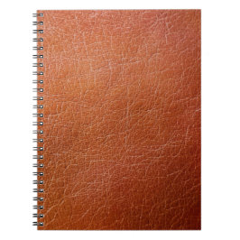 Faux bruin leder notitieboek
