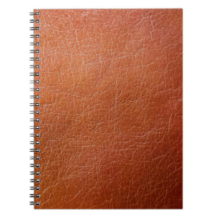 Faux bruin leder notitieboek