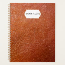 Faux-bruine lederplant