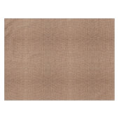 faux burlap donkerbruin tafelkleed (Voorkant (Horizontaal))