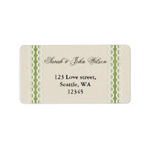 FAUX burlap en lace limoen country bruiloft