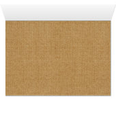 FAUX burlap-kant, getallen voor trouwe bruiloft (Binnen Horizontaal (Onder))