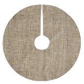 Faux Burlap Kerstboom Rok (Voorkant)