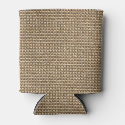 Faux Burlap Koelbox Blikjeskoeler (Voorkant)