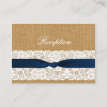 FAUX burlap lace, trouwe bruiloft receptie uitnodi