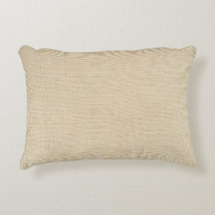 Faux burlap patroon decoratief kussen