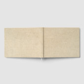 Faux burlap patroon gastenboek (Volledig)