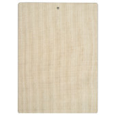 Faux burlap patroon klembord (Achterkant)
