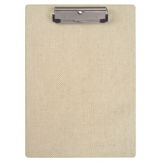 Faux burlap patroon klembord (Voorkant)