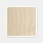 Faux burlap patroon servetten (Voorkant)