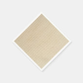 Faux burlap patroon servetten (Hoek)