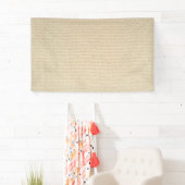 Faux burlap patroon spandoek (Insitu)