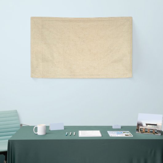 Faux burlap patroon spandoek (Beurs)