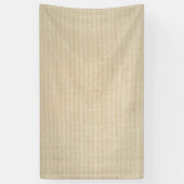 Faux burlap patroon spandoek (Verticaal)