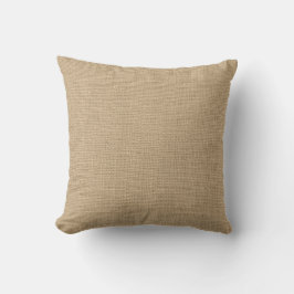 Faux Burlap Pillow Kussen
