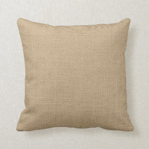 Faux Burlap Pillow Kussen