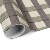 Faux Burlap Pset-ontwerp - Landenmerk Cadeaupapier (Rol Hoek)