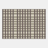 Faux Burlap Pset-ontwerp - Landenmerk Inpakpapier Vel (Voorkant)