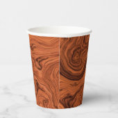 Faux Burled Walnut  Papieren Bekers (Rechts)