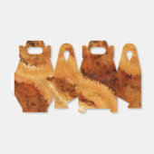 Faux Burled Wood Bedankdoosjes (Uitgevouwen)