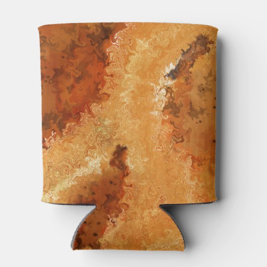 Faux Burled Wood Blikjeskoeler (Achterkant)