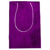 Faux Burst van Paarse Velvet Medium Cadeauzakje (Voorkant)