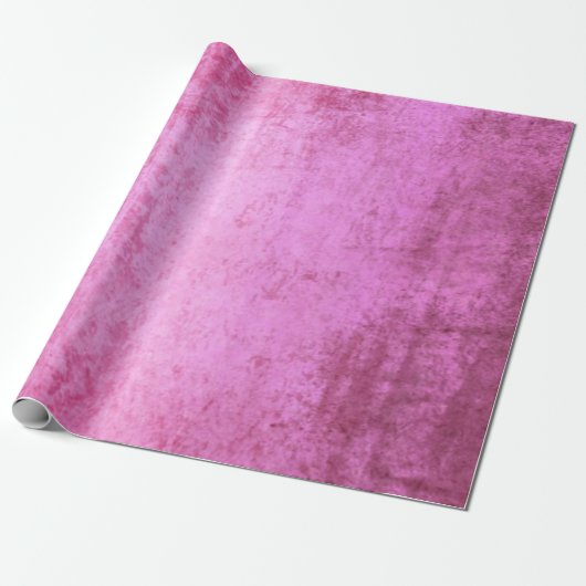 Faux Burst van Pink Velvet Cadeaupapier (Uitgerold)
