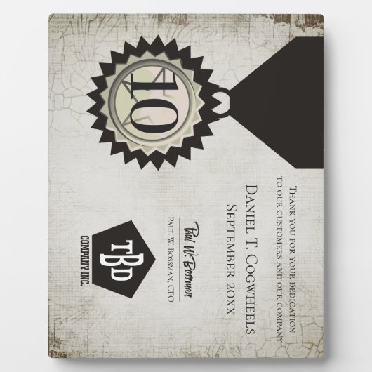 Faux-cadeautjes ter gelegenheid van het jubileumfe fotoplaat (Voorkant)