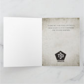 Faux-cadeautjes ter gelegenheid van het jubileumfe kaart (Binnen)