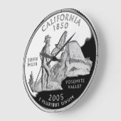 Faux California State Quarter Yosemite Valley Muir Grote Klok (Hoek)