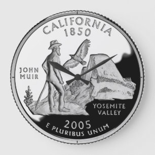 Faux California State Quarter Yosemite Valley Muir Grote Klok