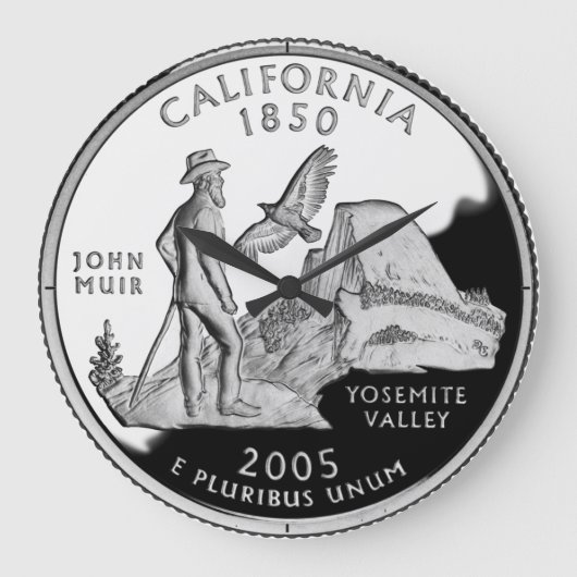 Faux California State Quarter Yosemite Valley Muir Grote Klok (Voorkant)