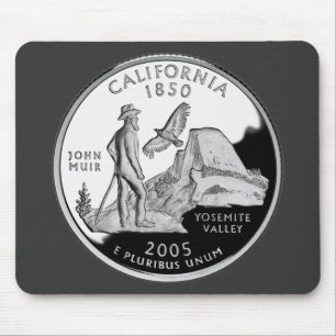 Faux California State Quarter Yosemite Valley Muir Muismat
