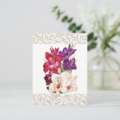 Faux Canvas Art Briefkaart (Staand voorkant)