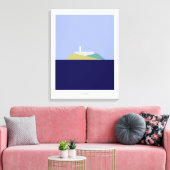 Faux Canvas print van Alcatraz (Insitu (Woonkamer))